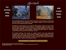 Tablet Screenshot of georgestricklandstudio.com